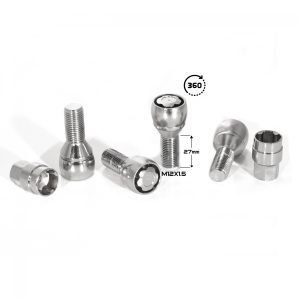 БОЛТ СЕКР. ( M12*1,5 ) H=27 (LB 0081) (4+2 KEY) PLASTIC PACK