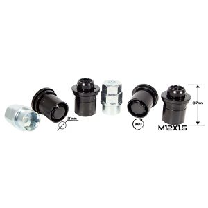 ГАЙКА СЕКР. BLACK ( M12*1,5 ) L=37 (LN 011) (4+2 KEY) ORIGINAL TOYOTA