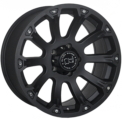 ZF-TL0038 MattBLACK R17*9.0J PCD6*139.7 ET12 DIA 106.1