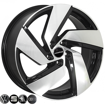 ZW-BK5773 BP R18*8.0J PCD5*112 ET45 DIA 57.1