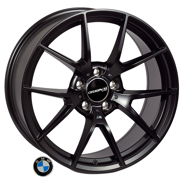 ZF-8369 SatinBLACK R18*8.0J PCD5*112 ET25 DIA 66.6