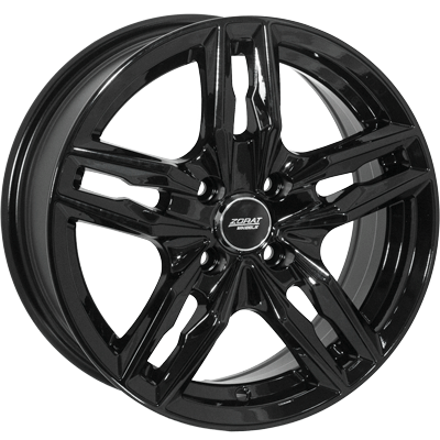 ZW-2788 BLK R15*6.5J PCD4*100 ET38 DIA 67.1