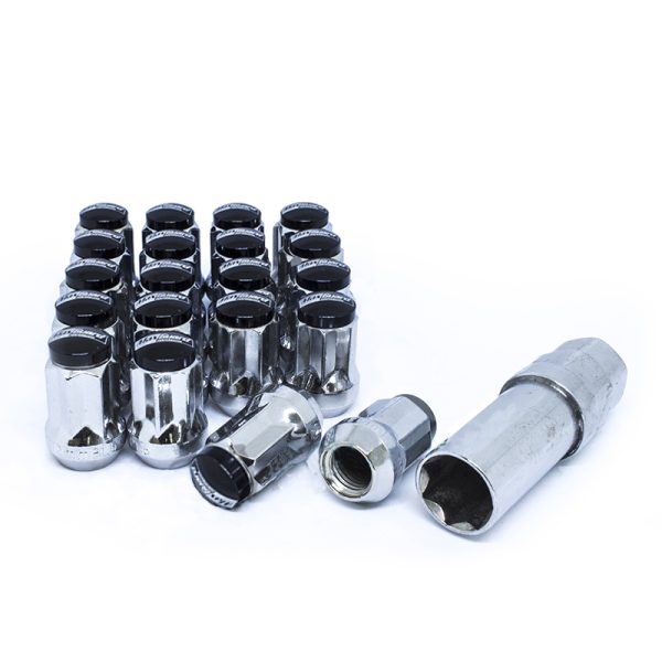 M02- SG Chrome Body +  Black Cap ( M12*1,25 )  (20+1) (L=34, ODO=20)