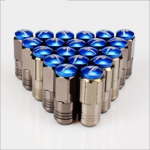 52fbe088fc04a1d4eb404b253a1d0c01 M13-1B Chrome Body + BLUE Cap ( M12*1,25 ) (16+4+2) (L=53, 19NEX) VOSSEN