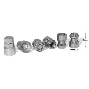 ГАЙКА СЕКР. ( M14*1,5 ) L=34 (LN 0031SL) (4+2 KEY) PLASTIC PACK