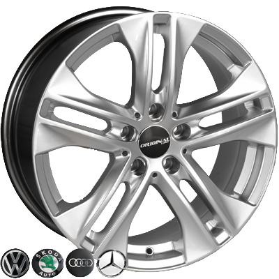 ZW-D005 HS R17*7.5J PCD5*112 ET38 DIA 66.6
