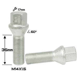 БОЛТ КОНУС DACROMET М14*1,5 (H35 NEX 17) B 001