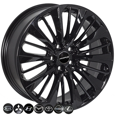 ZW-5372 BLACK R20*8.0J PCD5*114.3 ET35 DIA 67.1