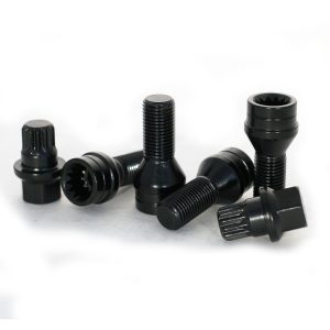 БОЛТ СЕКР. ( M14*1,25 ) H=26 (LB 005) (4+2 KEY) PLASTIC PACK BLACK