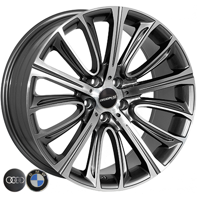 ZF-QC1200 GMF R19*9.5J PCD5*112 ET39 DIA 66.6