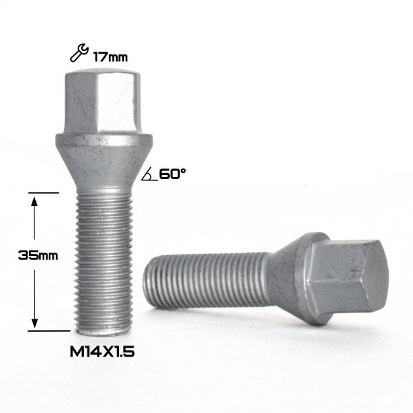 БОЛТ КОНУС DACROMET М14*1,5 (H35 NEX 17)
