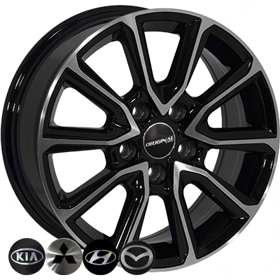 ZW-BK5344 BP R16*6.5J PCD5*114.3 ET35 DIA 67.1