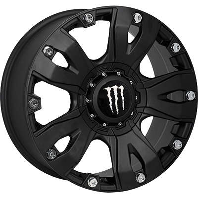 ZF-TL5770 SatinBLACK R20*9.0J PCD6*139.7 ET30 DIA 77.8