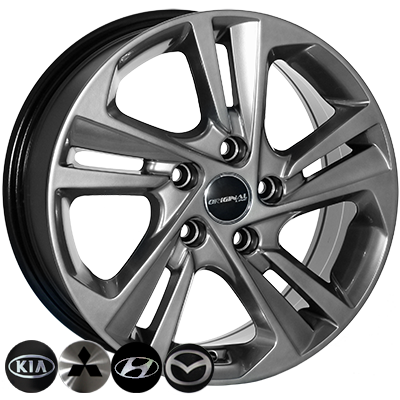 ZW-BK5210 HB R16*6.5J PCD5*114.3 ET45 DIA 67.1