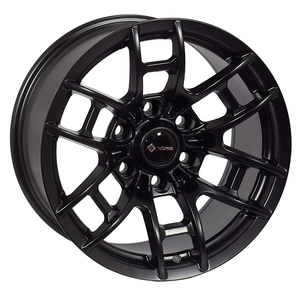 ZF-F7606 SatinBLACK R17*9.0J PCD6*139.7 ET00 DIA 106.1