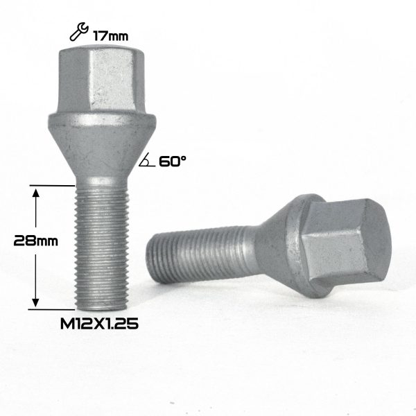БОЛТ КОНУС DACROMET М12*1,25 (H28 NEX 17)