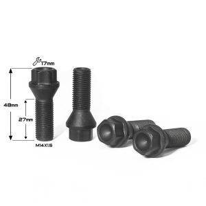 a709e1a27626e3be352908c6f74412c6 БОЛТ VAG BLACK М14*1,5 (27/48 NEX 17)