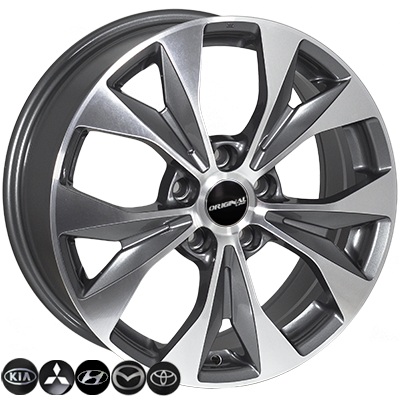 ZW-BK606 GP R16*6.5J PCD5*114.3 ET45 DIA 67.1