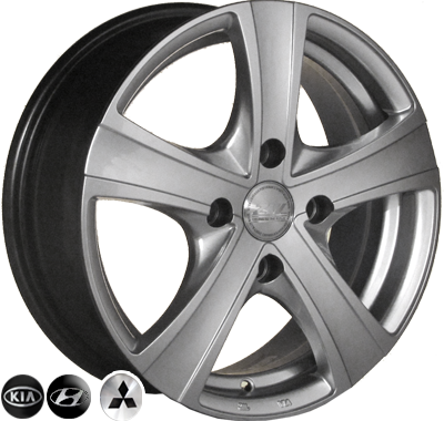 ZW-9504 HS R15*6.0J PCD4*114.3 ET43 DIA 67.1