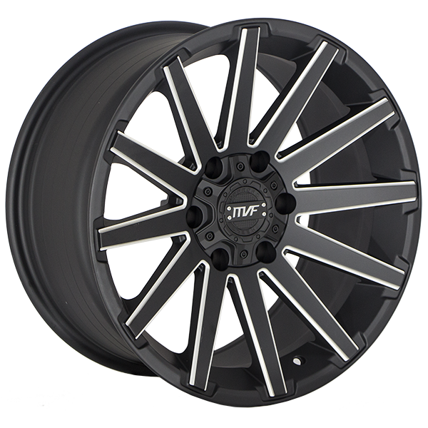 ZW-D2848 BLK-W/M R18*9.0J PCD6*139.7 ET00 DIA 106.1