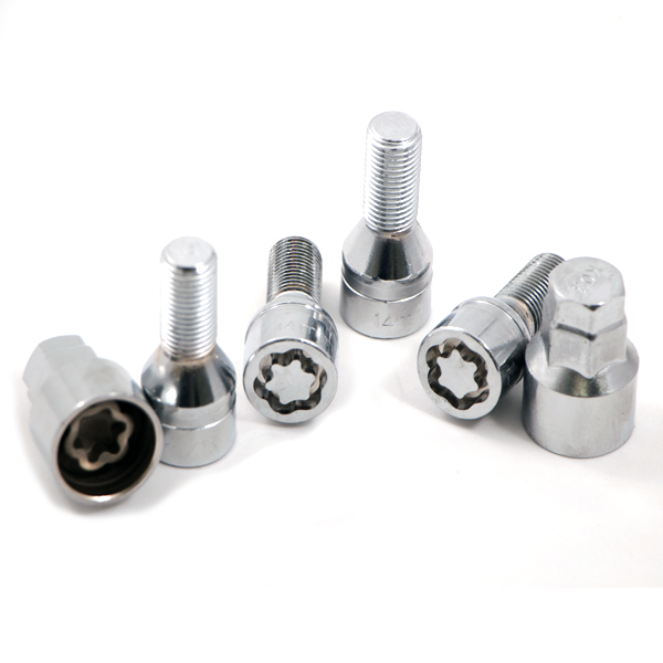 БОЛТ СЕКР. ( M14*1,5 ) H=27 (LB 004) (4+2 KEY) PLASTIC PACK