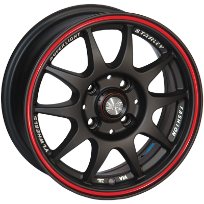 ZW-346 (RL)BLK-X/M R13*5.5J PCD4*98 ET20 DIA 58.6
