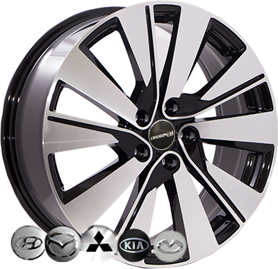 ZF-FE136 BMF R17*6.5J PCD5*114.3 ET40 DIA 67.1