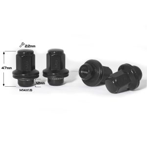 cc7b9c0a7ffe3fd22e2a1265088de4dc ГАЙКА BLACK ORIGINAL 14*1,5 (L47 NEX 22) N051-B