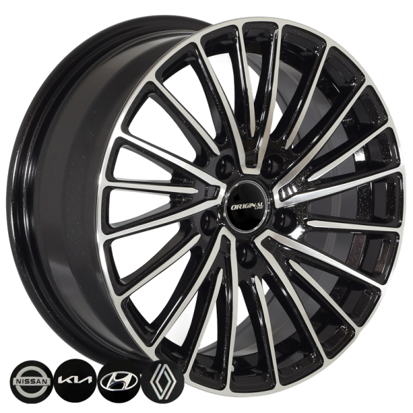 ZW-D2852 BE-P R16*7.0J PCD5*114.3 ET40 DIA 67.1