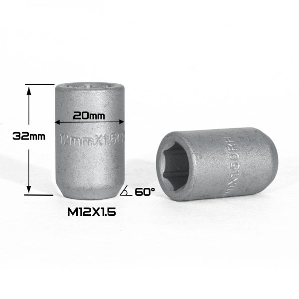 ГАЙКА ВН. ШЕСТИГР. DACROMET М12*1,5 (L32)