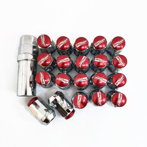 M02- SG Chrome  Body +  Red Cap ( M12*1,25 )  (20+1) (L=34, ODO=20)