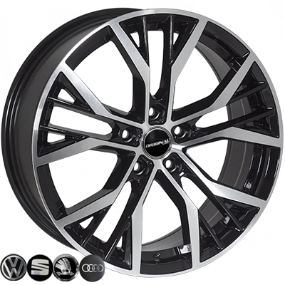 ZF-YSM288 BMF R18*7.5J PCD5*112 ET45 DIA 57.1