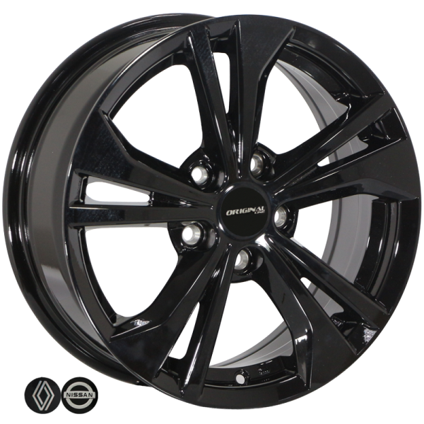 ZF-TL5014 BLACK R16*6.5J PCD5*114.3 ET40 DIA 66.1