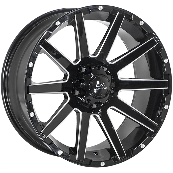 ZW-D9352 BLK-W-R R20*9.0J PCD5*139.7 ET00 DIA 110.1