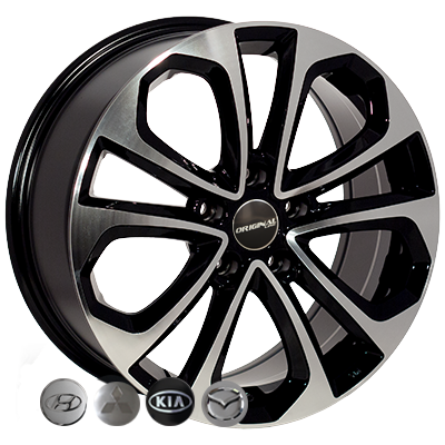 ZW-7688 BP R17*7.5J PCD5*114.3 ET50 DIA 67.1
