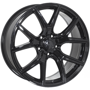 ZW-BK5315 BLACK R20*9.0J PCD5*127 ET45 DIA 71.6