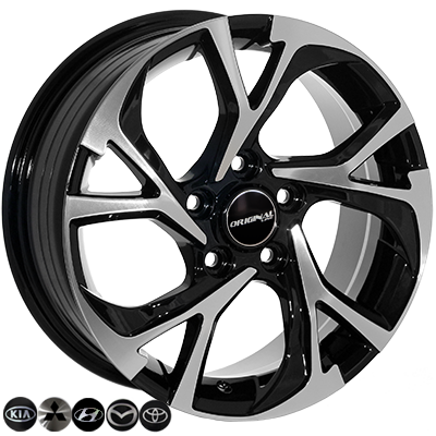 ZF-FE197 BMF R16*6.5J PCD5*114.3 ET45 DIA 67.1