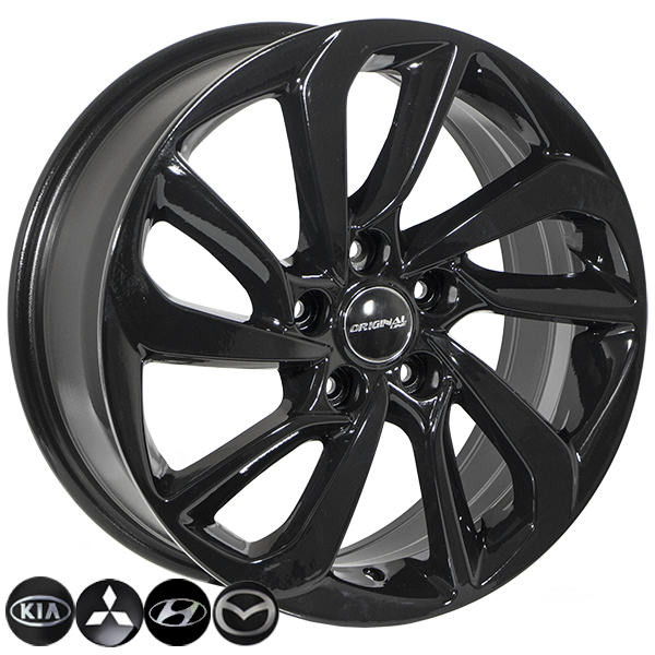 ZF-TL0417 BLACK R17*7.0J PCD5*114.3 ET51 DIA 67.1