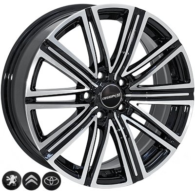 ZF-FR769 BMF R17*7.0J PCD5*108 ET45 DIA 65.1