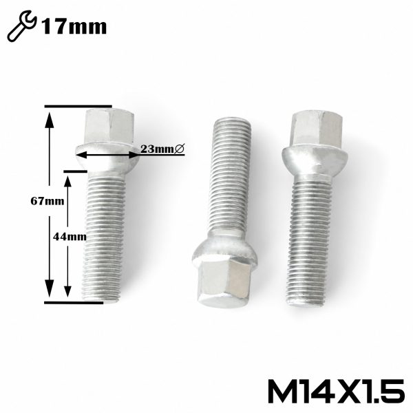 БОЛТ СФЕРА DACRO М14*1,5 (44/67 NEX 17) for BENZ 5307