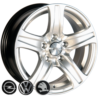 ZW-337 HS R15*6.5J PCD5*100 ET35 DIA 67.1