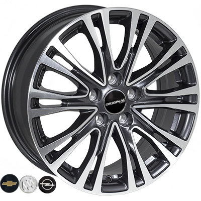 ZF-TL1358NW DarkGMF R16*6.5J PCD5*105 ET39 DIA 56.6