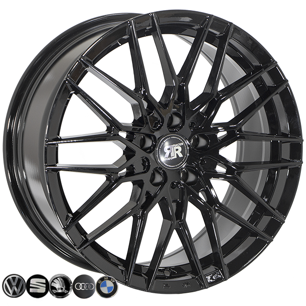 ZW-3351 BLK R18*8.0J PCD5*112 ET30 DIA 66.6