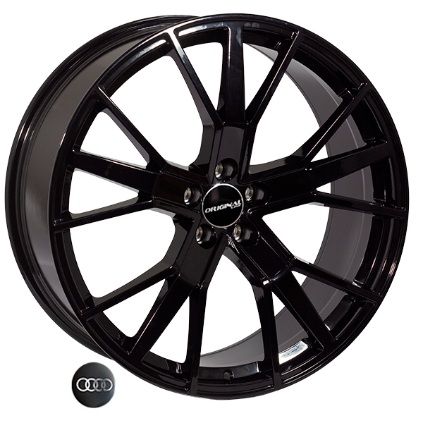 ZF-FB762 BLACK R22*9.5J PCD5*112 ET26 DIA 66.6