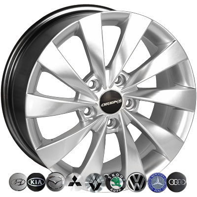 ZW-BK438 HS R15*6.5J PCD5*100 ET35 DIA 57.1