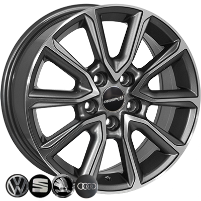 ZW-BK5344 GP R16*6.5J PCD5*112 ET40 DIA 57.1