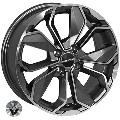 ZW-BK5296 GP R16*6.5J PCD4*100 ET38 DIA 60.1