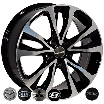 ZW-BK5212 BP R16*6.5J PCD5*98 ET39 DIA 58.1