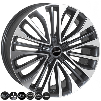 ZW-BK758 DMG R18*7.5J PCD5*114.3 ET40 DIA 67.1