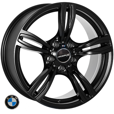 ZW-BK639(5728) MattBLACK R18*8.0J PCD5*120 ET20 DIA 74.1